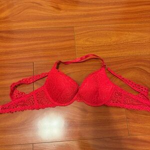 Rue21 Red Lace Push-Up Bra - Underwire Support